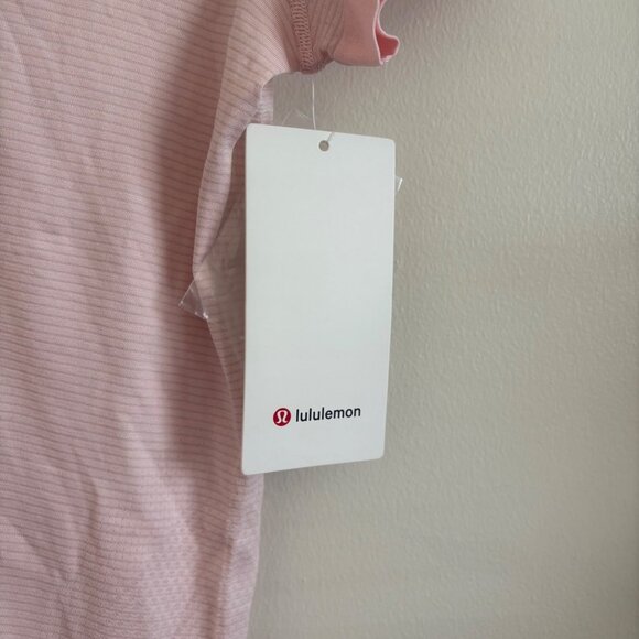 Lululemon Athletic Swiftly Tech Short Sleeve Polo Strawberry Pink NWT Size 10 - Picture 8 of 8